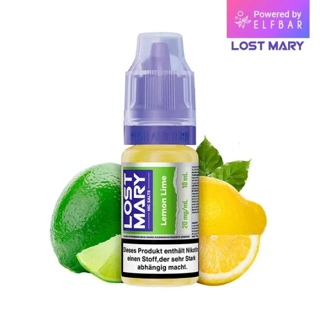 Elfbar Lost Mary Nic Salt 10ml Lemon Lime 20mg
