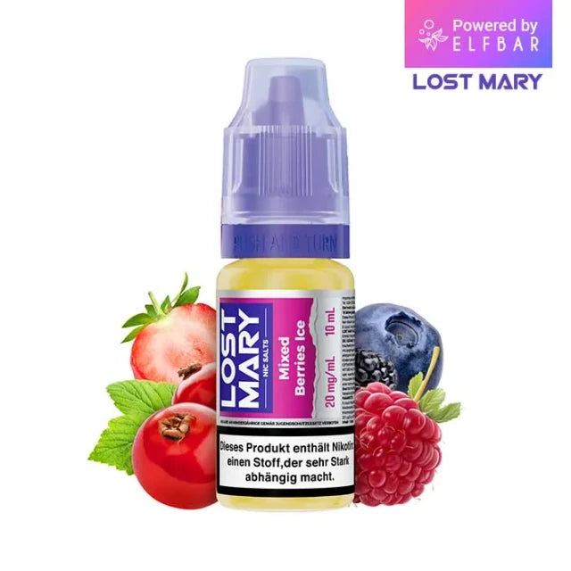 Elfbar Lost Mary Nic Salt 10ml Mixed Berries Ice 20mg