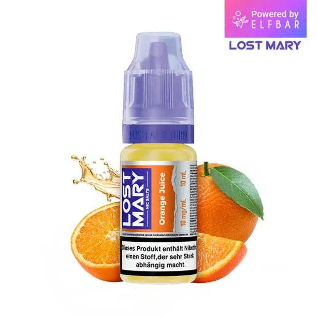 Lost Mary Nic Salt 10ml Orange Juice – 10mg/20mg