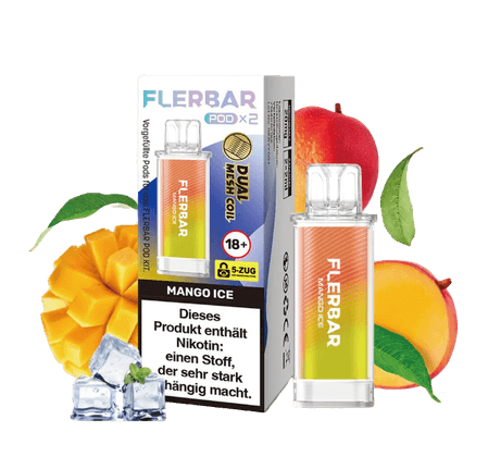 FLERBAR Pods - Mango Ice - 20mg - Smokey-Dealz