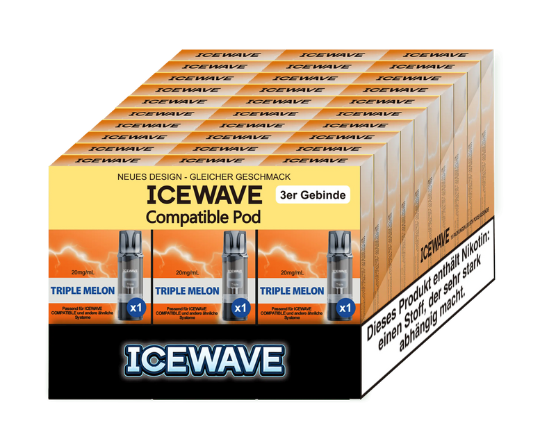 Icewave Pod - Triple Melon 3 Pods Icewave