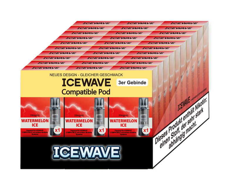 Icewave Pod - Watermelon Ice 3 Pods Icewave