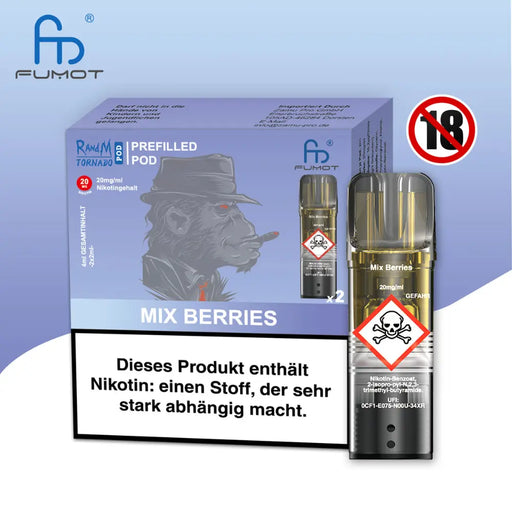 RandM Tornado Pods - Mix Berries RandM