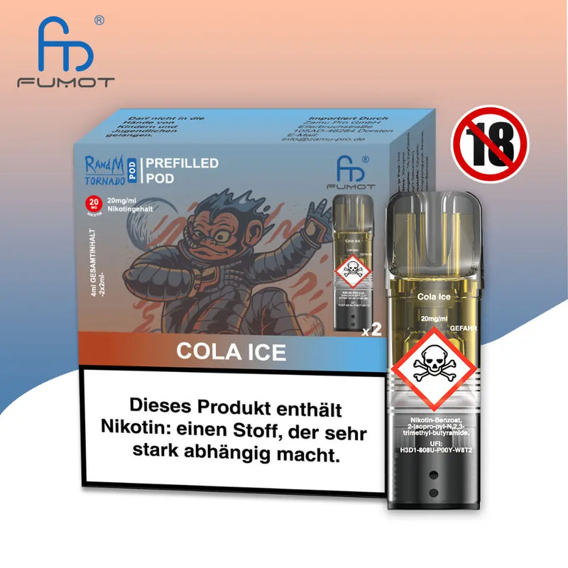 RandM Tornado Pods - Cola Ice RandM