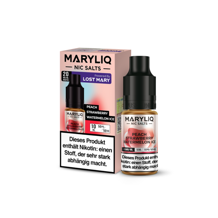 Maryliq by Elf Bar - Peach Strawberry Watermelon Ice - Smokey-Dealz