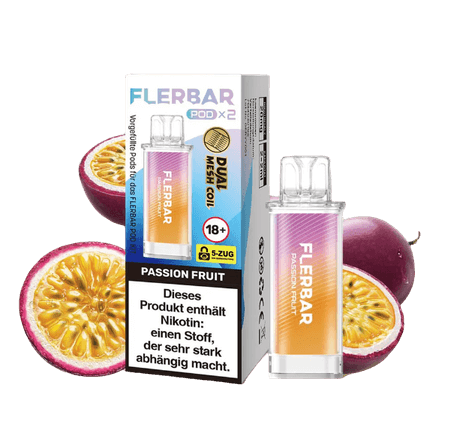 FLERBAR Pods - Passion Fruit - 20mg - Smokey-Dealz