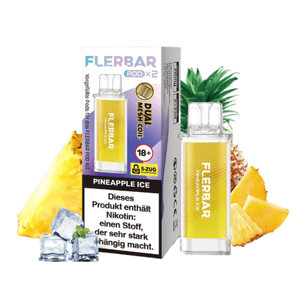 FLERBAR Pods - Pineapple Ice - 20mg - Smokey-Dealz