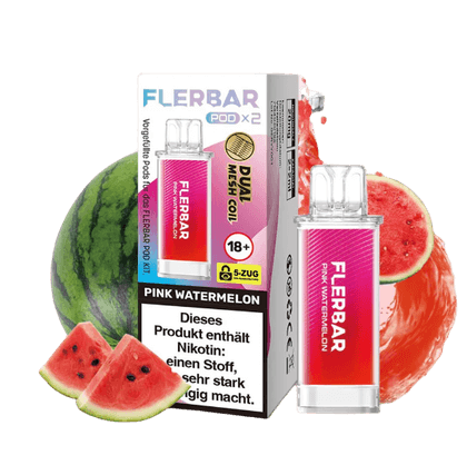 FLERBAR Pods - Pink Watermelon - 20mg - Smokey-Dealz