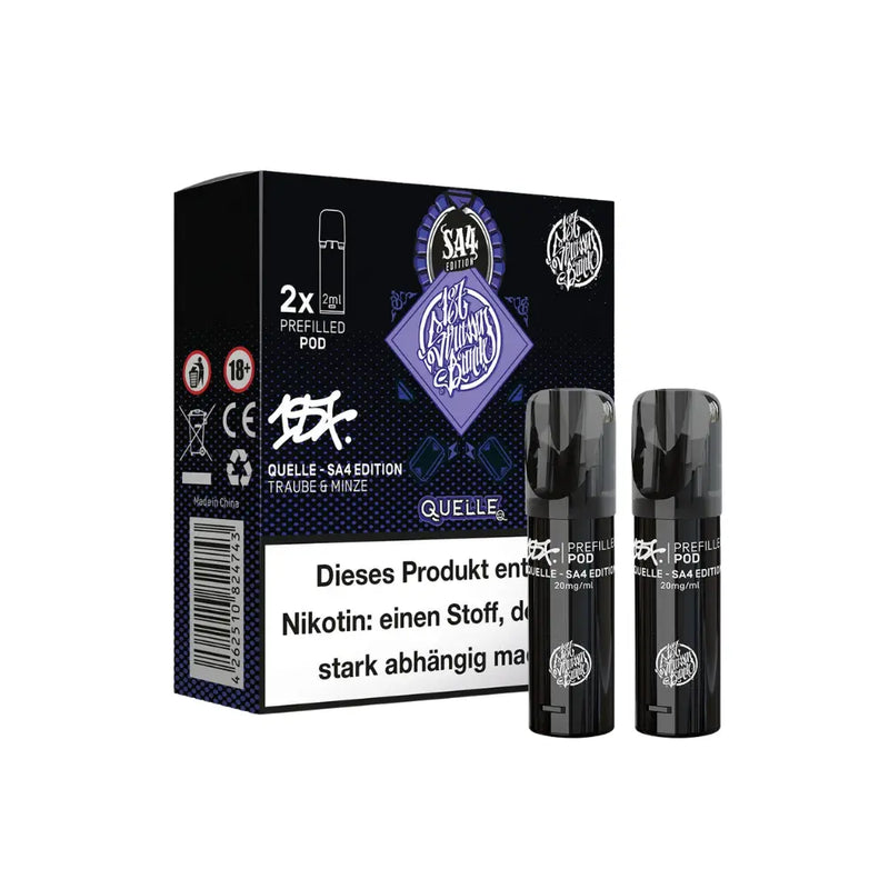 187 Strassenbande - Prefilled Pods (MatchBar) - 2 Stück - Quelle - SA4 Edition - 20mg/ml 187 Straßenbande
