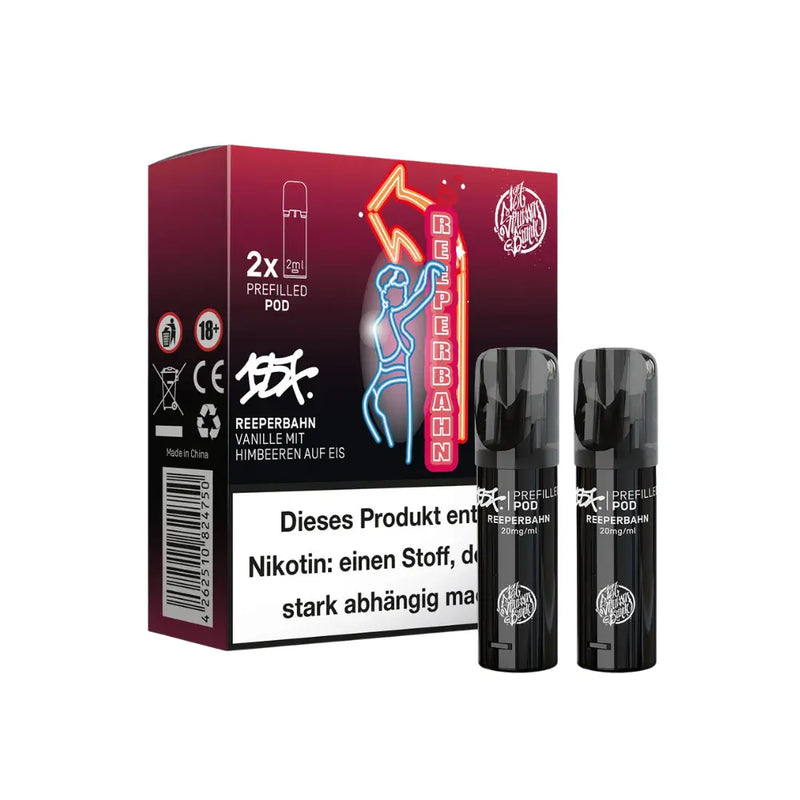 187 Strassenbande - Prefilled Pods (MatchBar) - 2 Stück - Reeperbahn - 20mg/ml 187 Straßenbande