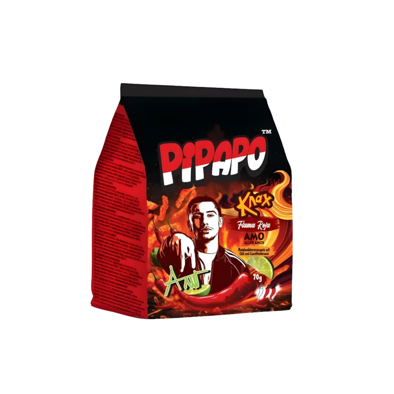 Pipapo Knax Chips Flama Reja - Amo Aller Amos Edition - 24 * 70g
