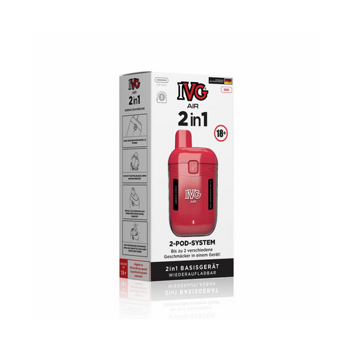 IVG AIR - Pod System - 2in1 Basisgerät - Red - Smokey-Dealz