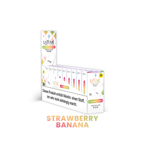 La Fume Cuatro Pod - Strawberry Banana - Smokey-Dealz