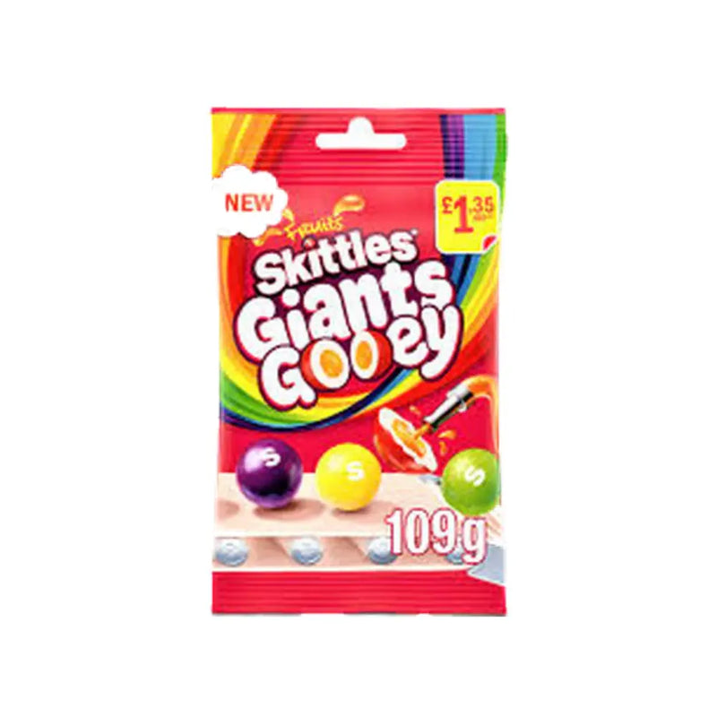 Skittles Giants Gooey Fruits (14x109g) - MHD: 17.05.2026 Skittles