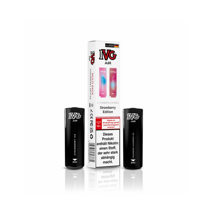 IVG AIR - Prefilled Pods (2 Stück) - Strawberry Edition - 20mg/ml - Smokey-Dealz