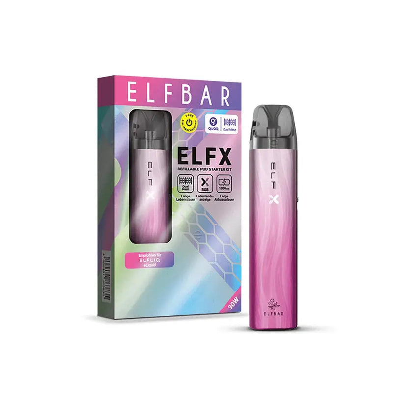 ELF Bar - ELFX - Kit - Silver Pink - Smokey-Dealz