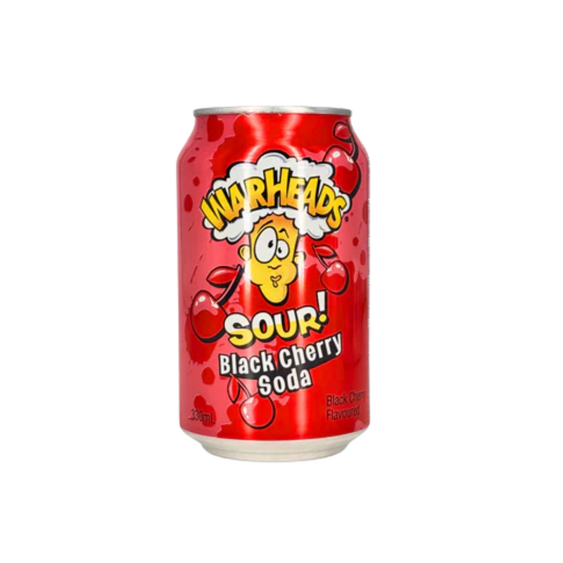 Warheads - Black Cherry Soda - 12 * 330 ml.