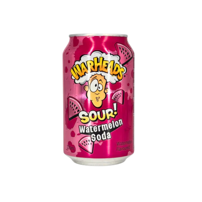 Warheads - Sour Watermelon Soda - 12 * 330 ml.
