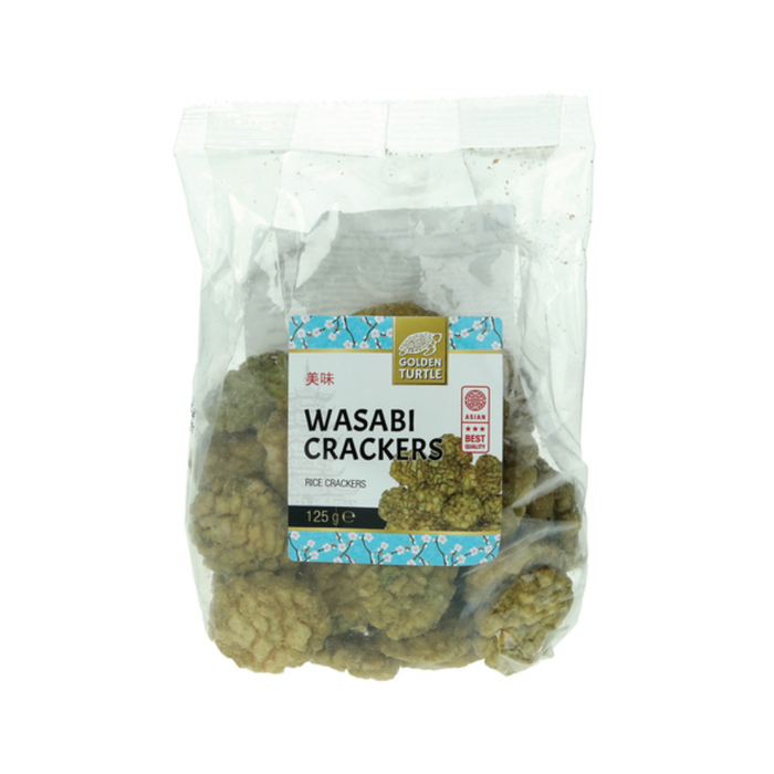 Golden Turtle Wasabi-Reiscrackers (10 * 125 g)