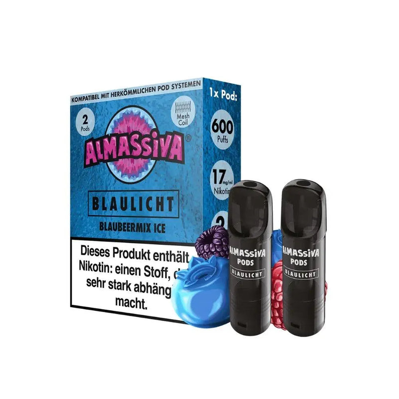 Al Massiva Pod - Blaulicht - 2 x 17 mg - Smokey-Dealz