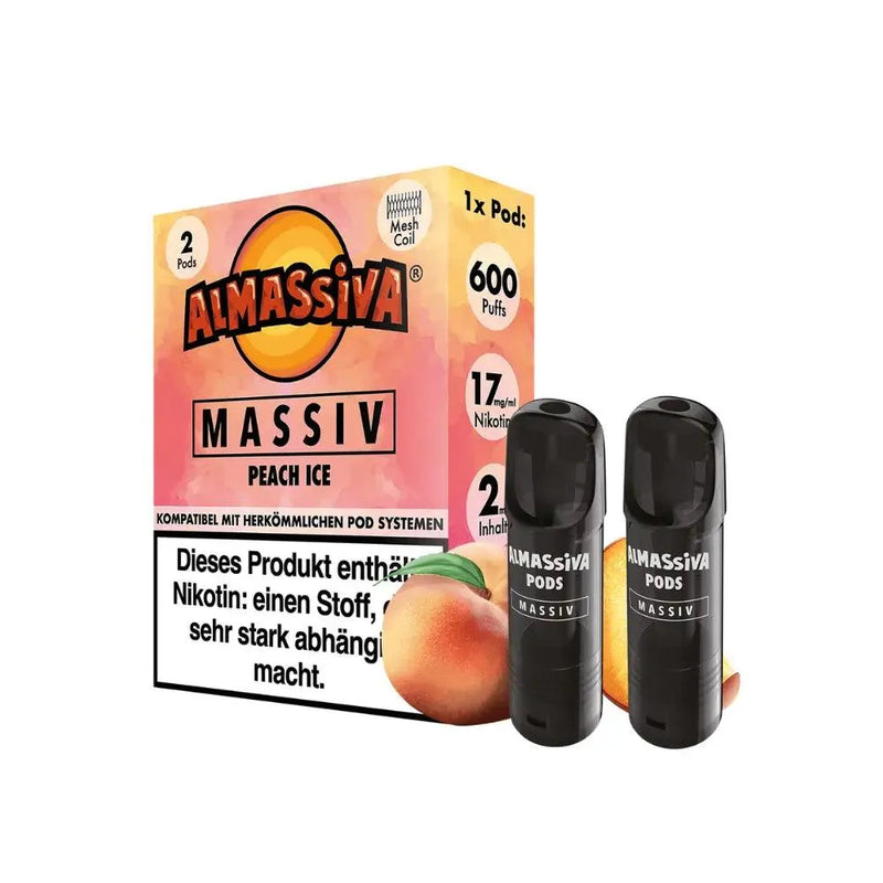 Al Massiva Pod - Massiv (Peach Ice) - 2 x 17 mg - Smokey-Dealz