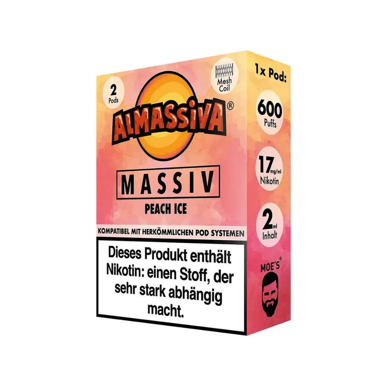 Al Massiva Pod - Massiv (Peach Ice) - 2 x 17 mg - Smokey-Dealz