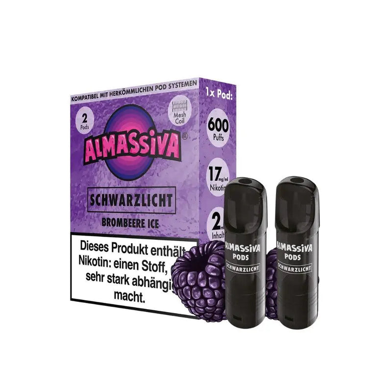 Al Massiva Pod - Schwarzlicht - 2 x 17 mg - Smokey-Dealz