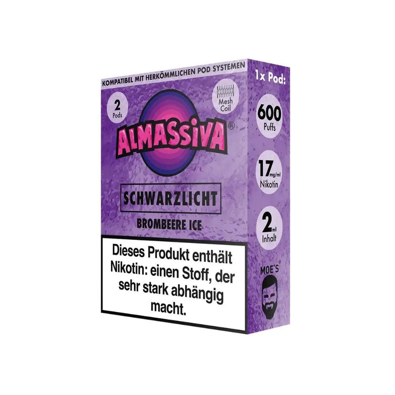 Al Massiva Pod - Schwarzlicht - 2 x 17 mg - Smokey-Dealz