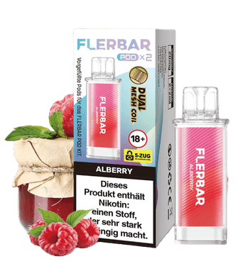 FLERBAR Pods - Alberry - 20mg - Smokey-Dealz