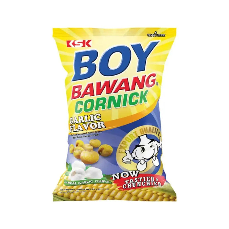 Boy Bawang - Fritierter Mais mit Knoblauch Geschmack - 40 * 100g - Smokey-Dealz