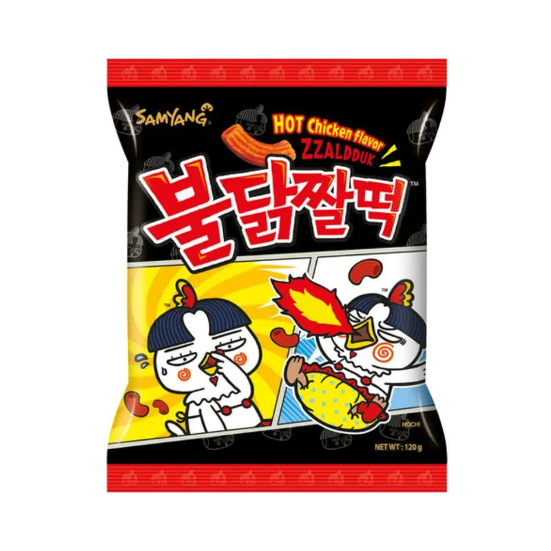 Buldak Zzalduk Snacks - 24 * 120 G. - Smokey-Dealz