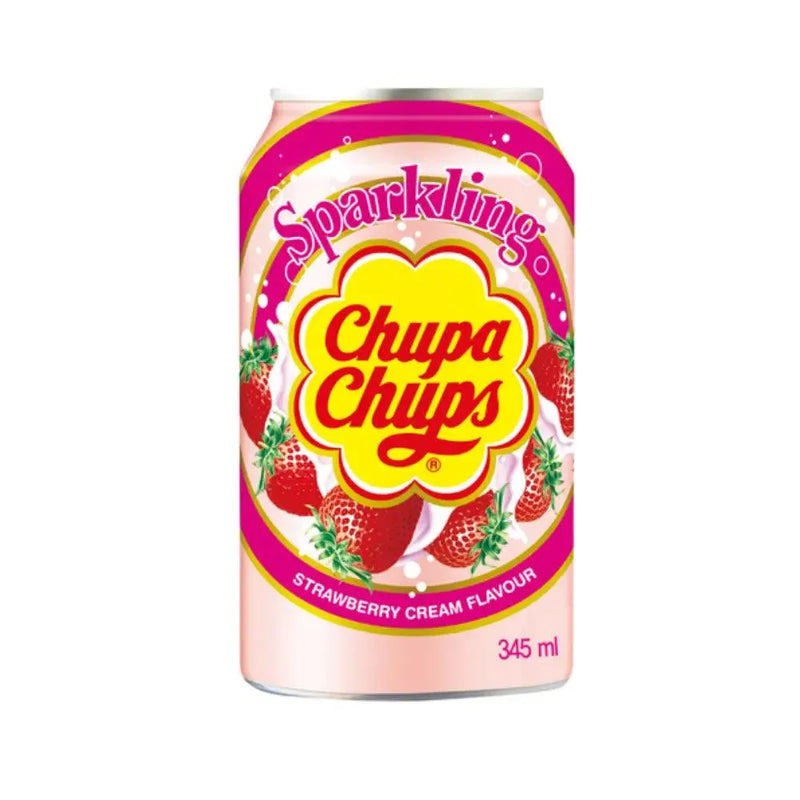 Chupa Chups - Strawberry Cream Drink - 24 * 345 ML. - Smokey-Dealz