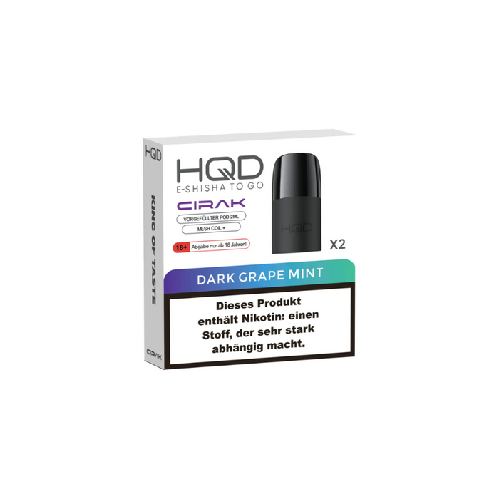 HQD Cirak Pod System - Dark Grape Mint - Smokey-Dealz