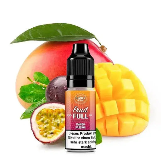 Dinner Lady Fruit Full Mango Passion Nikotinsalz Liquid vor Mango und Passionsfrucht