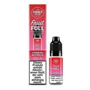 Dinner Lady Fruit Full Strawberry Watermelon Nikotinsalz 20mg/ml 10ml E-Liquid mit Warnhinweis