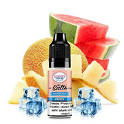 Dinner Lady Nikotinsalz Watermelon Ice E-Liquid mit Melone, Wassermelone und Eiswürfeln