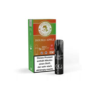 Don Cristo Double Apple Nikotin Pod 20mg/ml mit Warnhinweis, grün-orange Packung, e-Zigarette