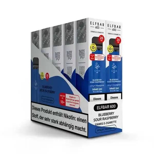 Elf Bar 600 - Blueberry Sour Raspberry - 20mg - Smokey-Dealz