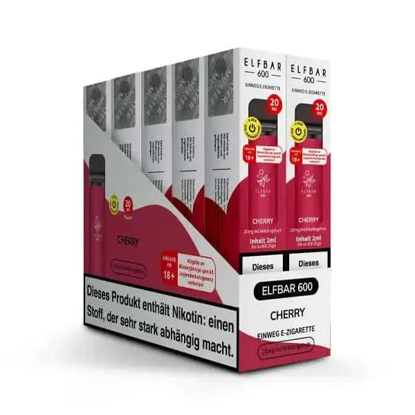 Elf Bar 600 Cherry 20mg Smokey Dealz elf-bar-600-cherry-20mg-smokey-dealz
