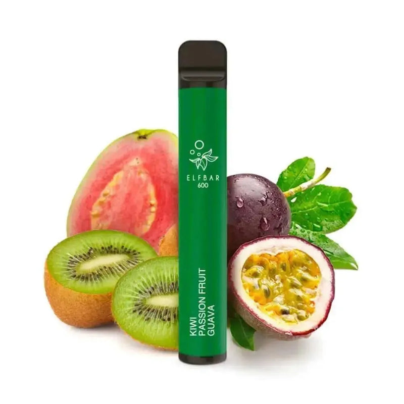 Elf Bar 600 Nikotinfrei - Kiwi Passion Fruit Guava - Smokey-Dealz