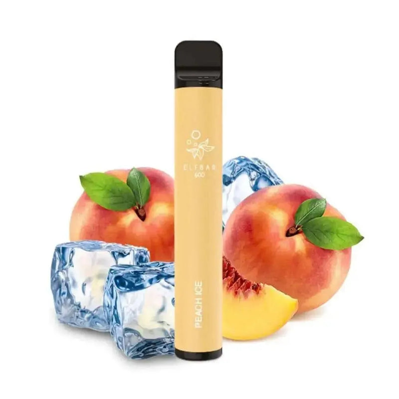 Elf Bar 600 - Peach Ice - 20mg - Smokey-Dealz