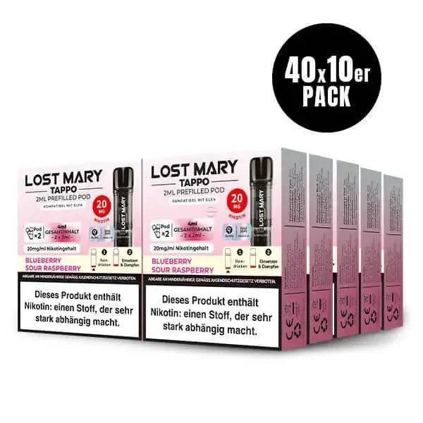 Elf Bar - Blueberry Sour Raspberry - Lost Mary - PODS 2x 20mg - Smokey-Dealz