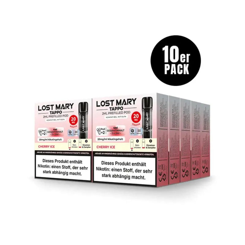 Elf Bar - Cherry Ice - Lost Mary - PODS 2x 20mg - Smokey-Dealz
