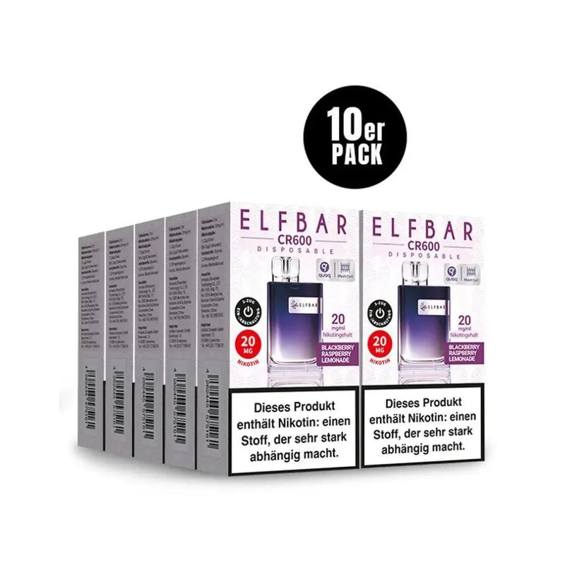 ELF Bar - Crystal CR600 - Blackberry Raspberry Lemonade - Smokey-Dealz