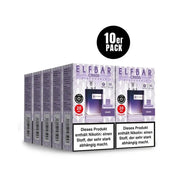 10er Pack Elf Bar CR600 Disposable E-Zigarette Grapefruit Geschmacksrichtung mit 20mg Nikotin