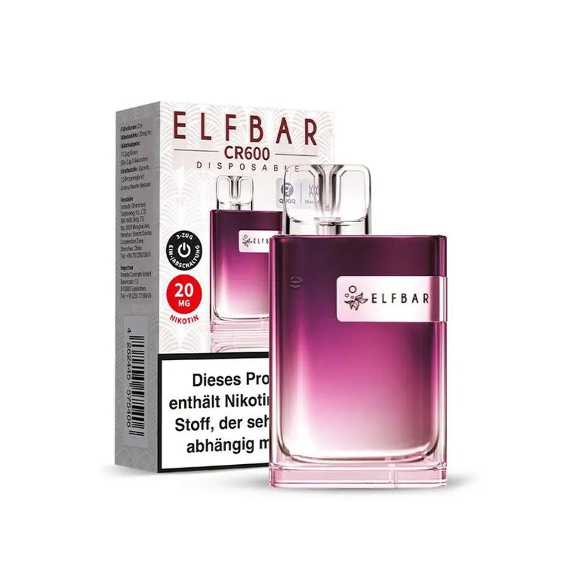 ELF Bar - Crystal CR600 - Strawberry Raspberry Cherry - Smokey-Dealz