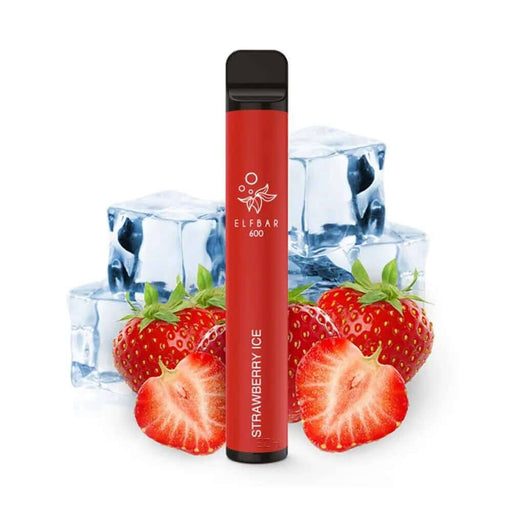 Elf Bar 600 - Strawberry Ice - Nikotinfrei - Smokey-Dealz