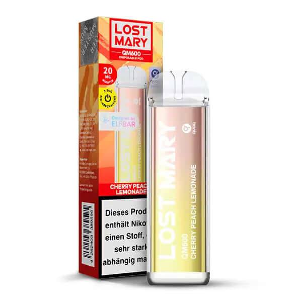 Elf Bar - Lost Mary - Cherry Peach Lemonade - 20mg - QM600 - Smokey-Dealz