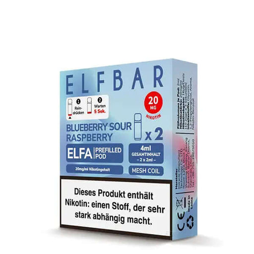 ELFA - Blueberry Sour Raspberry - 2x 20mg - Smokey-Dealz