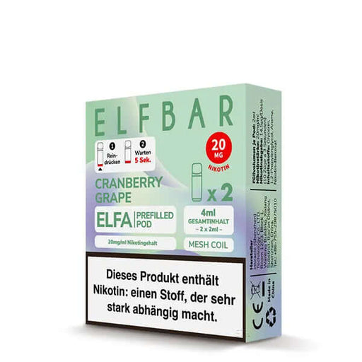 ELFA - Cranberry Grape - 2x 20mg - Smokey-Dealz